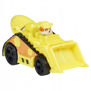 Set figurina cu vehicul Paw Patrol True Metal -The Movie, Rubble.7cm - Img 2