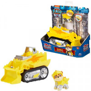 Set Figurina cu Vehicul Transformabil Paw Patrol - Rescue Knights Rubble - Img 1