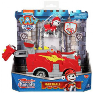 Set Figurina cu Vehicul Transformabil Paw Patrol - Rescue Knights Marshall - Img 2