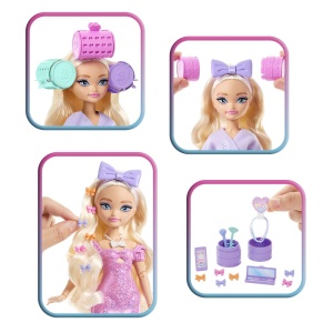 Set Papusa Barbie Dream Besties Malibu, cu Accesorii Fashion - Img 6
