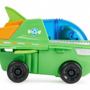 Set Paw Patrol, Vehicul cu peste ferastrau Aqua Pups si figurina Rocky - Img 2