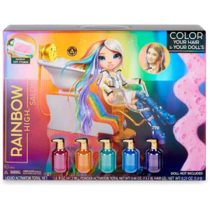 Set salon de infrumusetare Rainbow High pentru copii