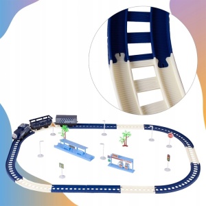 Set Trenulet interactiv cu lumini si sunete, Railway HighSpeed - Img 12