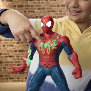 SPIDER MAN SET INCARCARE DE PUTERE CU FIGURINA SPIDER MAN SI ACCESORII 36.5CM - Img 6