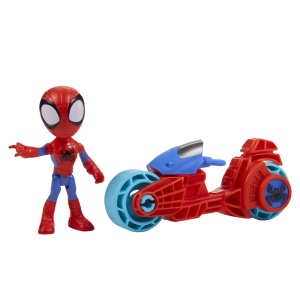 SPIDEY PRIETENII EXTRAORDINARI SET MOTOCICLETA SI FIGURINA SPIDEY 10CM - Img 6