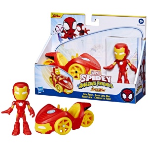 SPIDEY PRIETENII EXTRAORDINARI SET VEHICUL SI FIGURINA IRON MAN - Img 9
