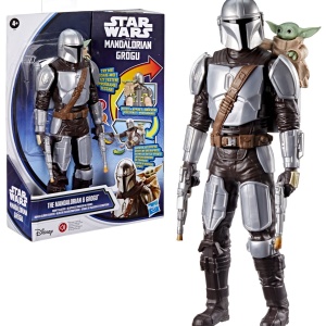 STAR WARS MANDALORIAN SI GROGU SET VANATORUL DE RECOMPENSE FIGURINA CU SUNETE - Img 2