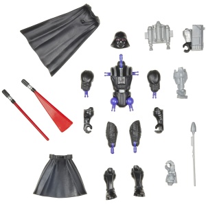 STAR WARS MIX MASHERS DELUXE SET FIGURINA DARTH VADER 12CM SI ACCESORII - Img 8