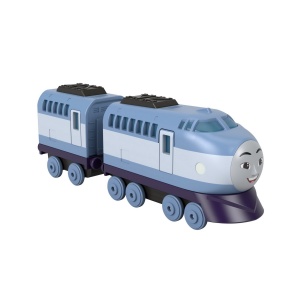 THOMAS LOCOMOTIVA CU VAGON PUSH ALONG KENJI - Img 2