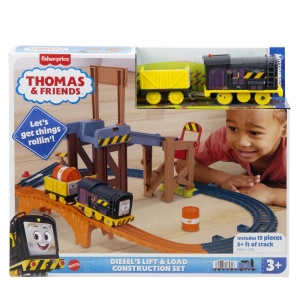THOMAS SET DE CONSTRUCTIE RIDICA SI INCARCA MARFA CU DIESEL - Img 1