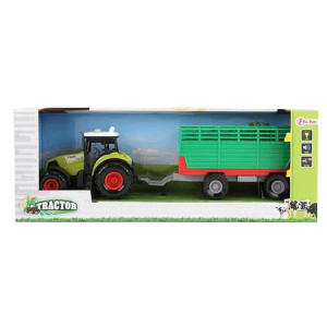 Tractor cu Remorca Toi-Toys, cu Lumini si Sunete,Multicolor,38cm - Img 2