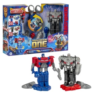 TRANSFORMERS ONE SET 2 FIGURINE OPTIMUS PRIME SI MEGATRON - Img 8