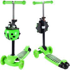TROTINETA MALPLAY BUBURUZA TIP SCOOTER CU 3 ROTI VERDE - Img 5
