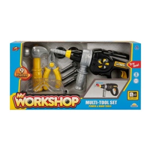 Trusa de scule cu bormasina, Zapp Toys, 9 piese - Img 3