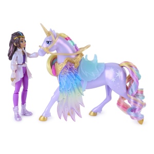 UNICORN ACADEMY SET MAGIA ARIPILOR CU PAPUSA SOPHIA SI UNICORNUL WILDSTAR CU ACCESORII - Img 9