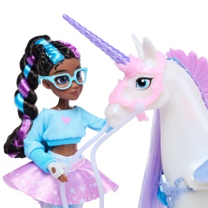 UNICORN ACADEMY SET MAGIA PIETRELOR PRETIOASE PAPUSA LAYLA SI UNICORNUL GLACIER - Img 9