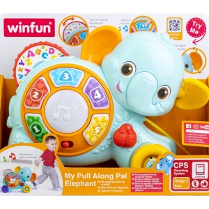 WINFUN JUCARIE DE TRAS ELEFANT CU SUNETE SI LUMINI