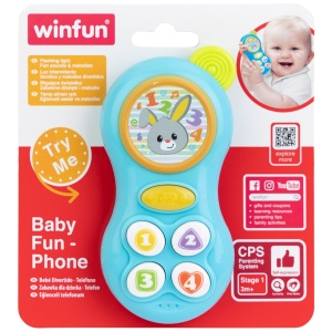 WINFUN TELEFON PENTRU BEBELUSI ALBASTRU