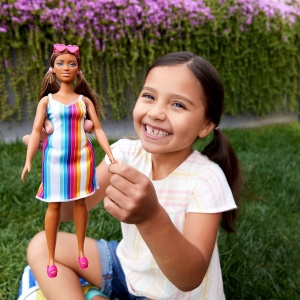 BARBIE TRAVEL PAPUSA BARBIE ANIVERSARE 50 DE ANI MALIBU SATENA - Img 4