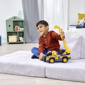 Camion cu Excavator Dickie, multicolor, 30cm, cu lumini si sunete, set educational - Img 5