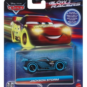 CARS GLOW RACERS MASINUTA METALICA JACKSON STORM 1:55