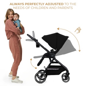 CARUCIOR KINDERKRAFT YOXI 3IN1 (MINK PRO) PURE BLACK - Img 11