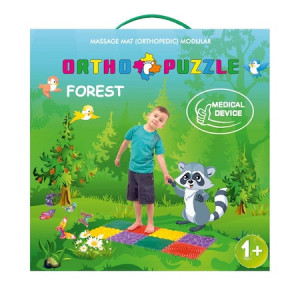 Covor ortopedic pentru copii Forest, Ortho Puzzle, PVC, multicolor - Img 3