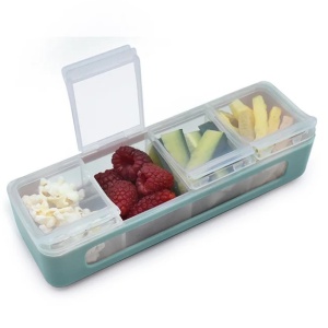 CUTIE SNACK 4 COMPARTIMENTE, MELII, BLUE - Img 2