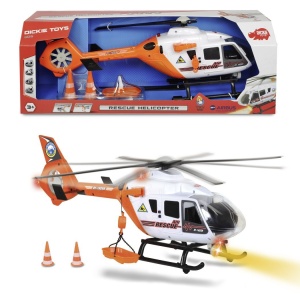 DICKIE ELICOPTER DE SALVARE MOTORIZAT CU ACCESORII 64CM
