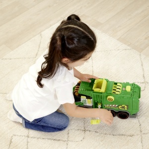 DICKIE TOYS CAMION DE RECICLARE CU LUMINI SI SUNETE 39CM - Img 6