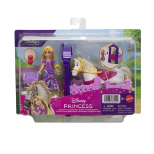 DISNEY PRINCESS SET DE JOACA GRAJDUL REGAL AL LUI RAPUNZEL PAPUSA SI ACCESORII - Img 2