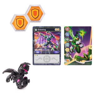 Figurina Bakugan Evolutions, Griswing, negru - Img 2