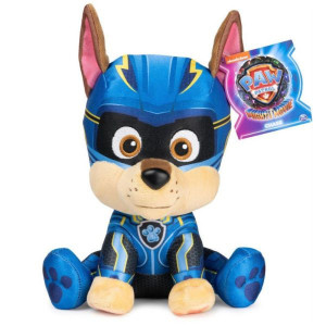 Figurina de Plus Paw Patrol The Movie, Chase, 23cm - Img 2