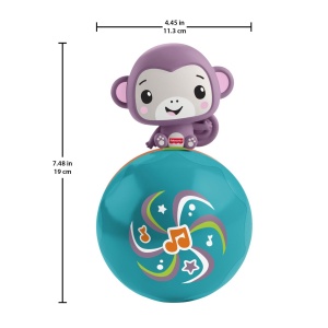 FISHER PRICE JUCARIE INTERACTIVA MUZICALA MAIMUTICA CU MINGE - Img 8