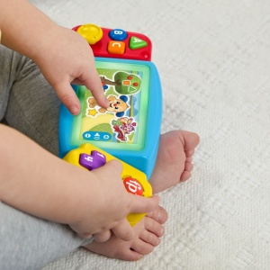 FISHER PRICE LAUGH&LEARN CONSOLA BEBE IN LIMBA ROMANA - Img 7