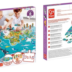 HAPE PUZZLE 2-IN-1 TURUL LUMII - Img 6