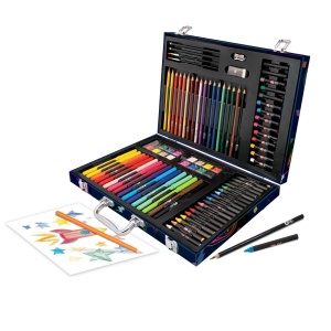 HAPPI HOBBI ART CASE SET DE DESEN DELUXE CU 100 DE ACCESORII JOC VIDEO - Img 3