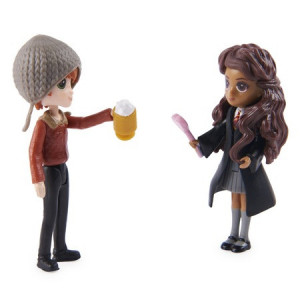 HARRY POTTER WIZARDING WORLD MAGICAL MINIS SET 2 FIGURINE RON SI PARVATI - Img 3