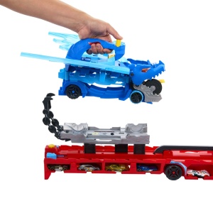 HOT WHEELS CITY TRANSPORTATOR SUPREM CU 2 DRAGONI - Img 9
