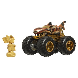HOT WHEELS MONSTER TRUCK 50 BIGFOOT TROPHY CHAMPIONS MASINUTA HW TIGER SHARK SCARA 1 LA 64 - Img 2