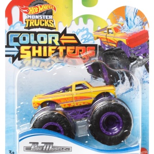 HOT WHEELS MONSTER TRUCK CAMION PURE MUSCLE CU CULORI SCHIMBATOARE SCARA 1:64