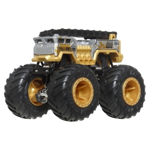 HOT WHEELS MONSTER TRUCK SI MASINUTA METALICA 5 ALARM AURIU - Img 7