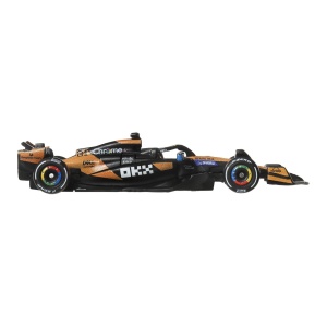HOT WHEELS PREMIUM REAL RIDERS FORMULA 1 2024 MASINUTA METALICA MCLAREN FORMULA 1 TEAM NUMARUL 81 SCARA 1 LA 64 - Img 5