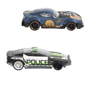 HOT WHEELS SET 2 MASINUTE METALICE PULL BACK MUSCLE AND BLOWN SI ALPHA PURSUIT 1:43 - Img 3
