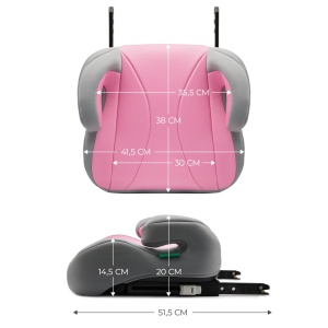 INALTATOR AUTO KINDERKRAFT BOOST, I-SIZE 135-150 CM, ROSE PINK - Img 7