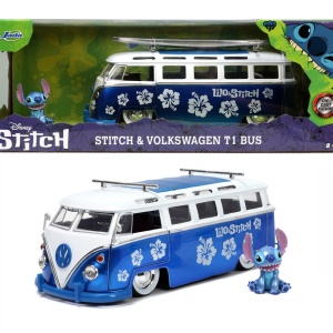 JADA AUTOBUZ METALIC SI FIGURINA STITCH SCARA 1:24 - Img 8