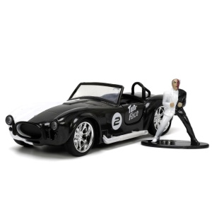 JADA BATMAN SET FIGURINA TWO FACE SI MASINUTA METALICA SHELBY COBRA 427 SCARA 1:32 - Img 2