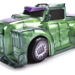 JADA MARVEL MASINUTA LIGHT HERO HULK CU SUNETE SI LUMINI SCARA 1:32 - Img 2