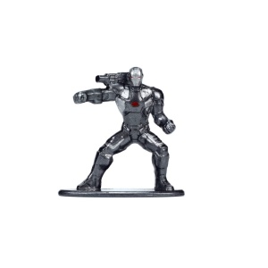 JADA MARVEL MASINUTA METALICA FORD MUSTANG SCARA 1:32 SI FIGURINA METALICA WAR MACHINE - Img 7