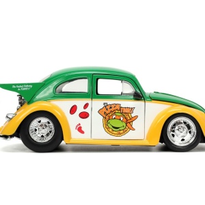 JADA MASINUTA METALICA TESTOASELE NINJA 1959 VOLKSWAGEN DRAG BEETLE 1:24 - Img 5